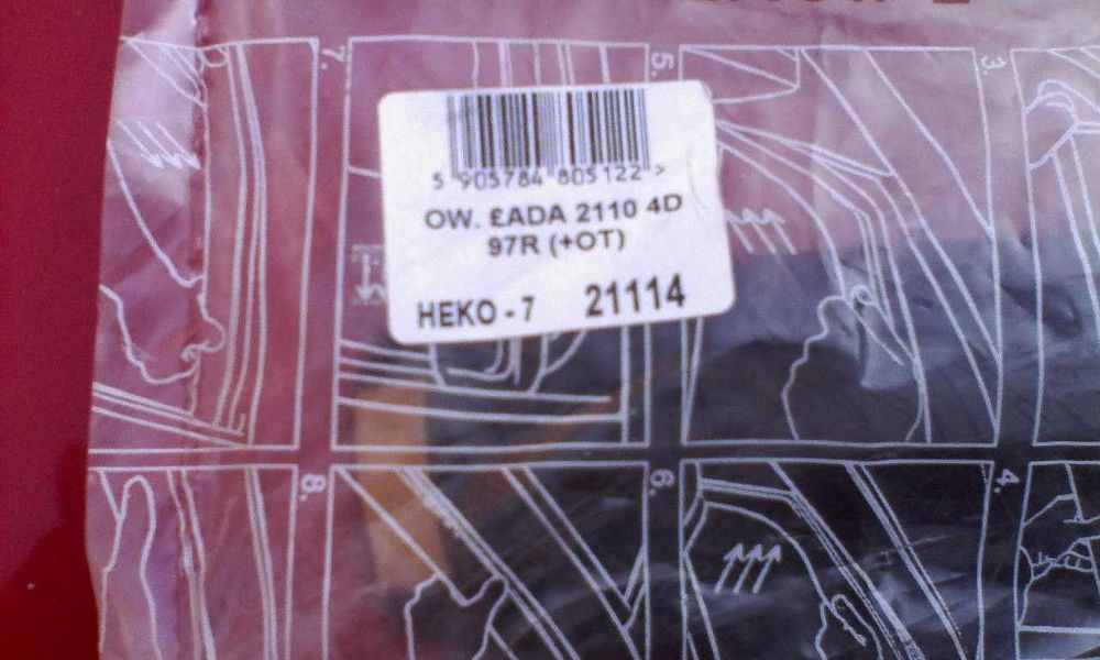 Вставные ветровики ВАЗ 2110 ВАЗ 2111 Приора Heko Team Модельные Новые