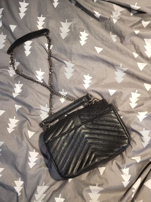 Torebka na ramie, czarna ,,ysl"