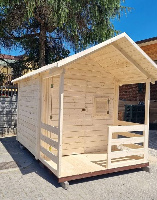 DUŻE domki drewniane dla dzieci