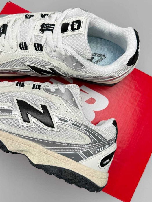 !SALE! New Balance 204L White Metallic Black Premium 36 37 38 39 40 41 42 43 44 45 нб літні