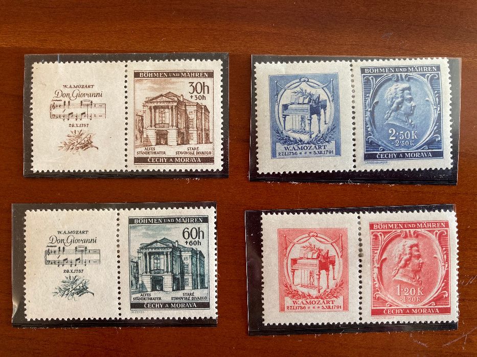 Selos originais, edições especiais