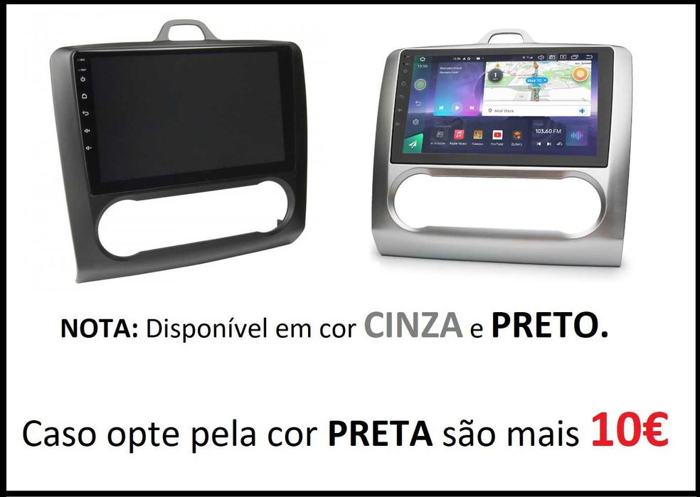 (NOVO) Rádio 2DIN • Ford Focus (2004 a 2011) • Android GPS [4+32GB]