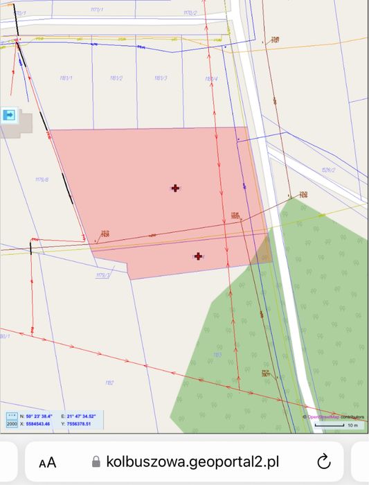 Działka 32,73a Krzątka Nowa Dęba
