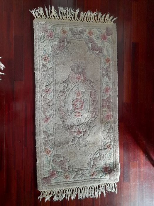 Conjunto de 3 tapetes de quarto em lá