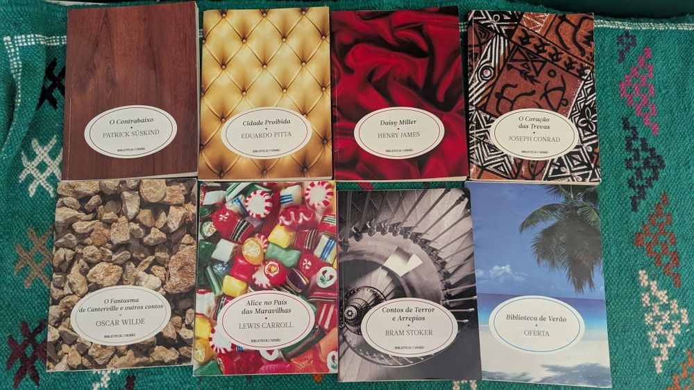Livros coleção biblioteca de verão