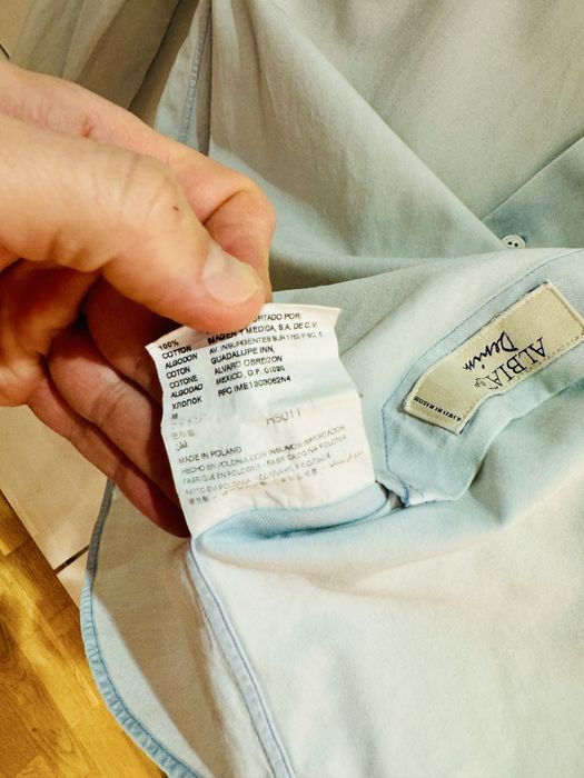 Koszula Suitsupply Albiate denim 39 Italy bawełna egipska