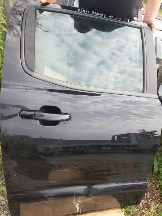 Ford Ranger Lift 2015 - 2021r. drzwi prawy tył czarne kompletne