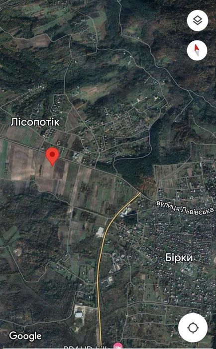 с.Бірки, продаж ділянки 58с.землі