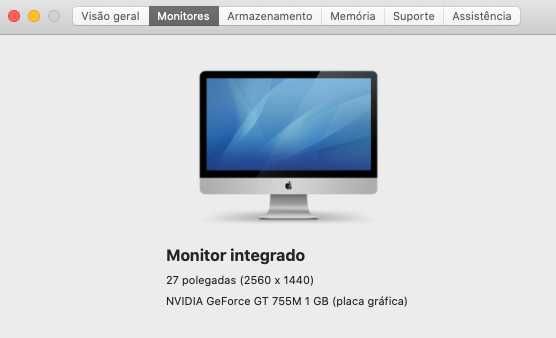Vendo Apple iMac 27 polegadas (modelo de finais de 2013)