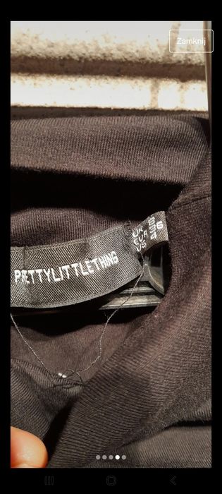 Sukienka z marszczeniem rozmiar S