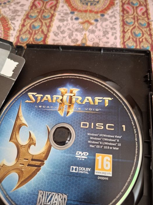 Starcraft II jogo de computador 2 discos