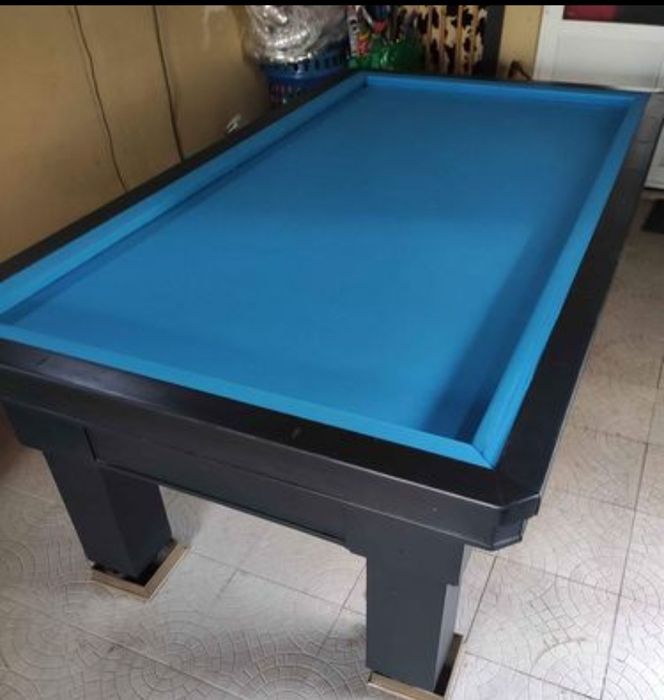 Mesa de bilhar francês com pedra de xisto