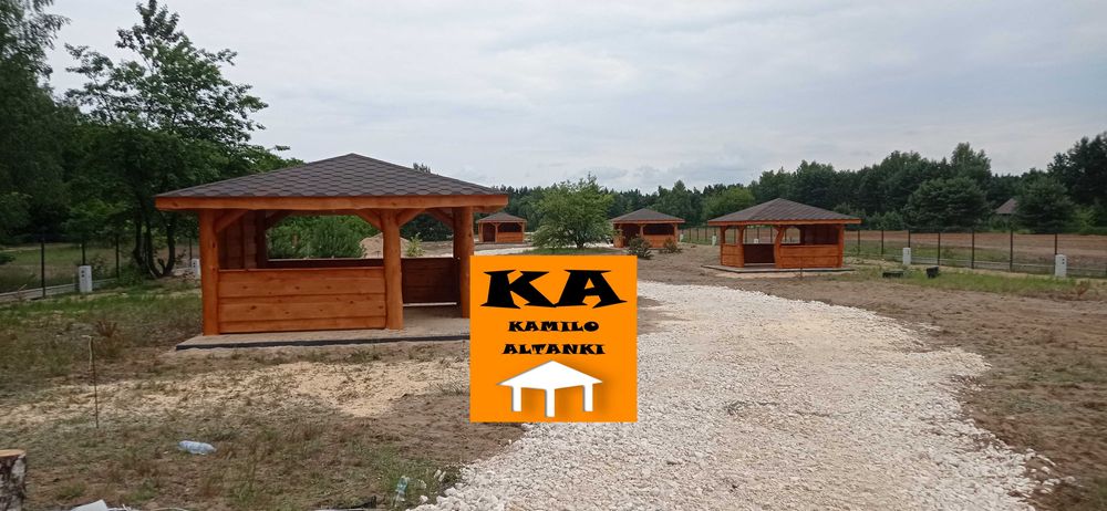 Altanka z bala Altana Altanki Altany Ogrodowa