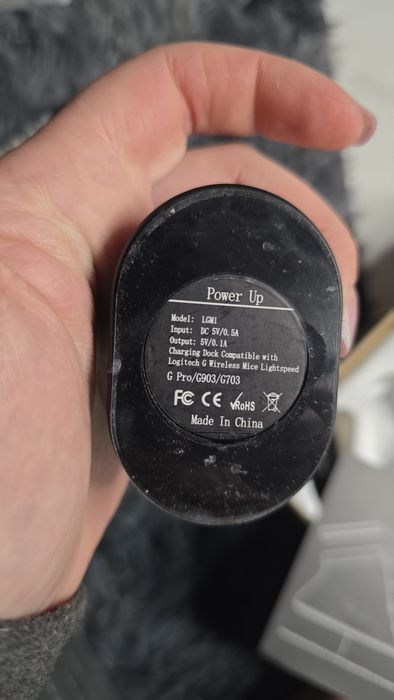 Док-станція для заряджання комп'ютерної миші Logitech G Pro X Superlig
