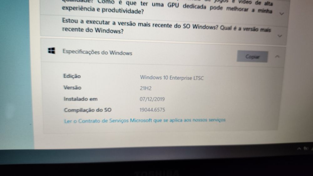 Portátil Toshiba A200 series