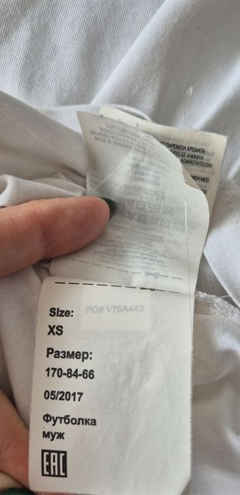 Nowa bawełniana bluzka z rękawem 3/4 Vans