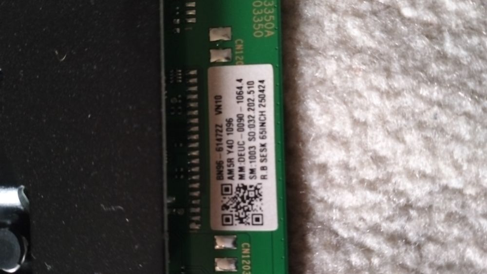 Fonte de alimentação e mainboard Samsung tu75u80