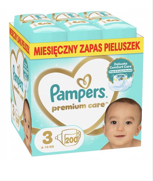 Pampers Premium Care 3 200szt