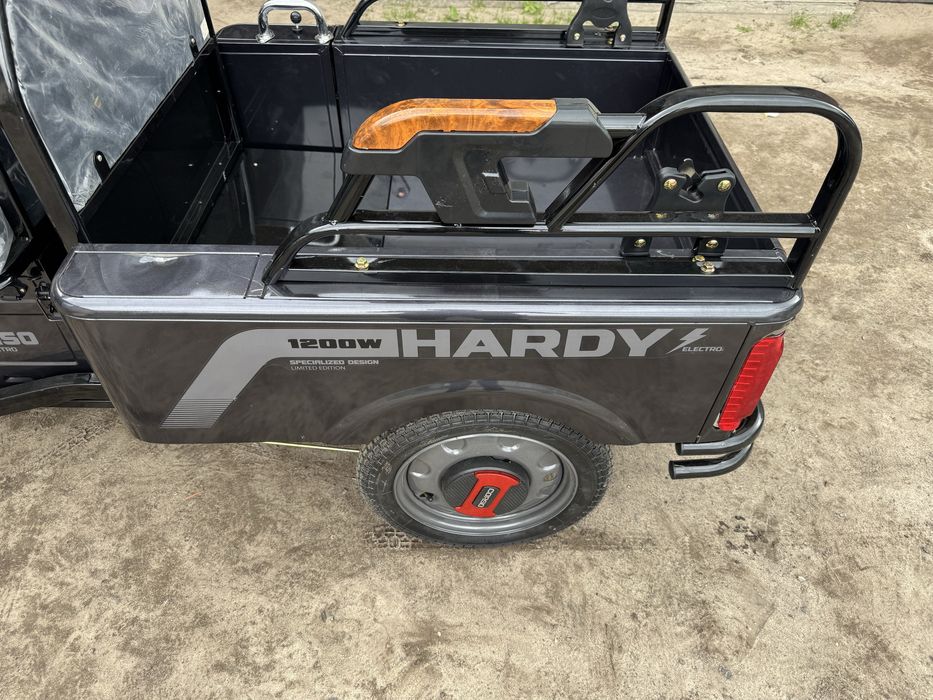 Трицикл вантажний Corso HARDY 1200W, 60V/38Ah 4 МІСЦЯ  доставка вам додому