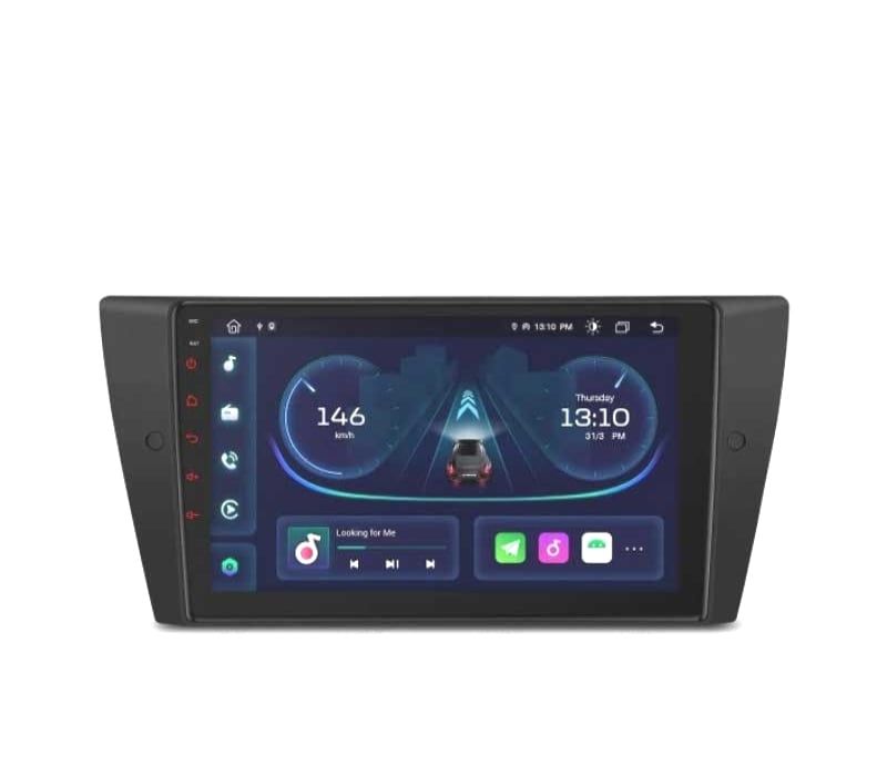 AUTO RADIO 9" GPS ANDROID 14 BMW E90 E91 E92 E93 ECRA TACTIL