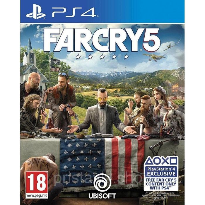 Диск Far Cry 5 для PS4 и PS5