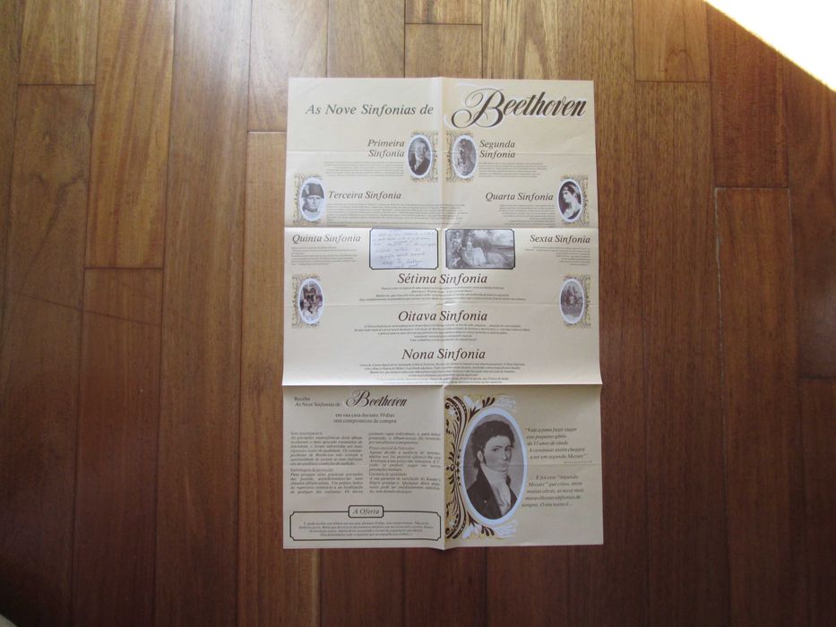 Caixa com 8 Discos Vinil LP Música Clássica - Beethoven