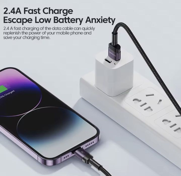 USB - кабель  для зарядки iphone 2 м