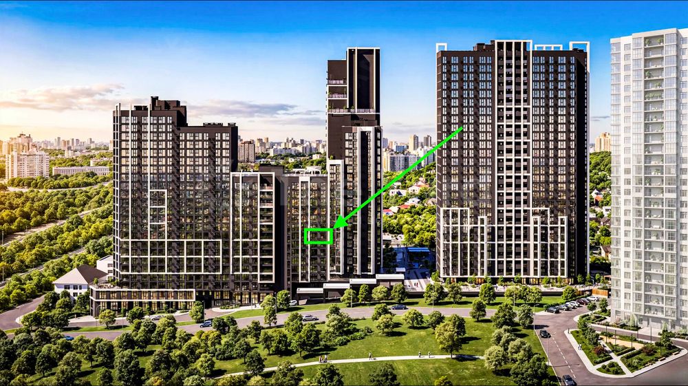 Від забудовника - 1650$/м2 Видова 2к 80м2 Розтермінування Nordica, Новопечерські Липки