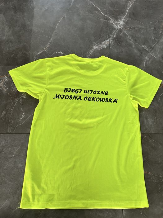 Koszulka biegowa neonowa rozm. M nowa