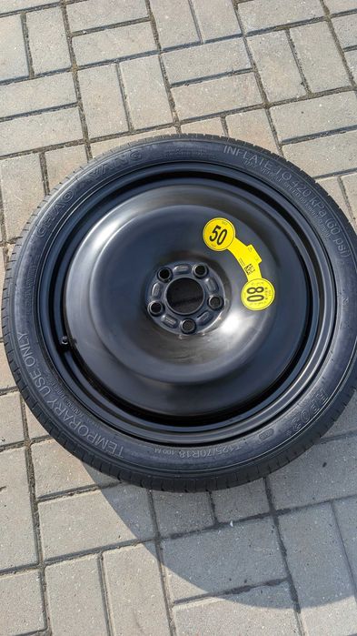 Volvo S60 V60 II III koło zapasowe dojazdówka 125/70 R18