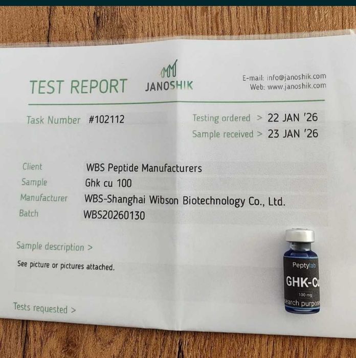 GHK-Cu Peptyd Miedziowy 100mg - Surowiec Kosmetyczny