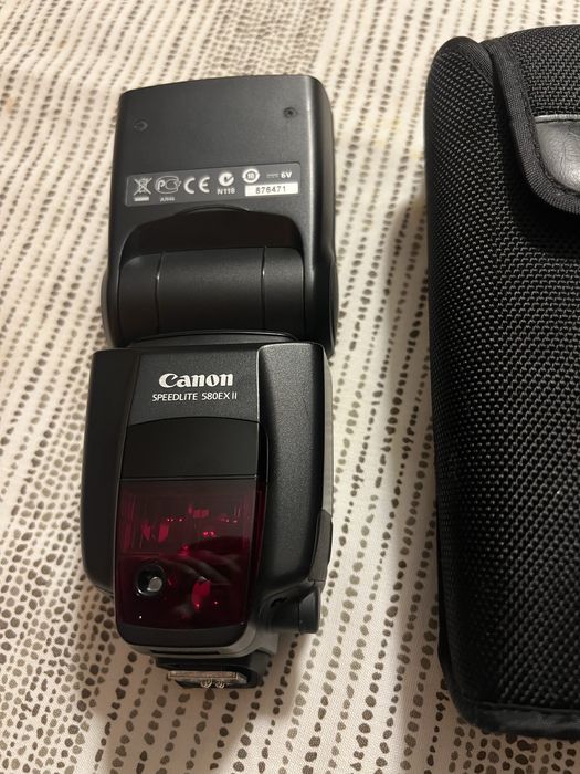 Canon Speedlite 580EX II + Bolsa Original Canon