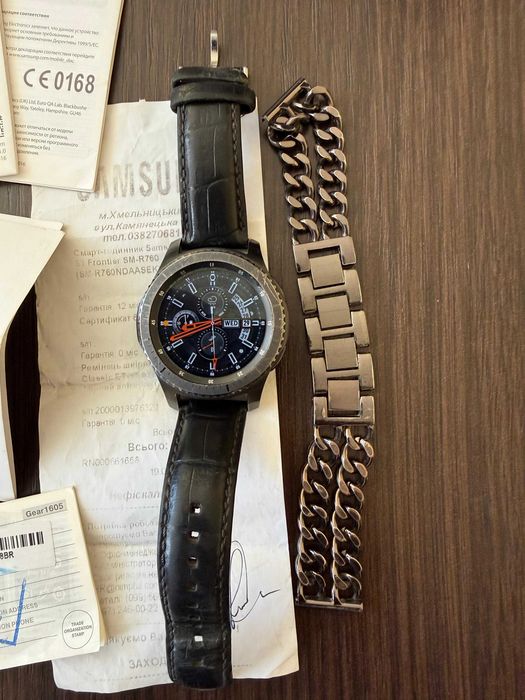 Смарт-годинник Samsung Gear S3 frontier повний комплект