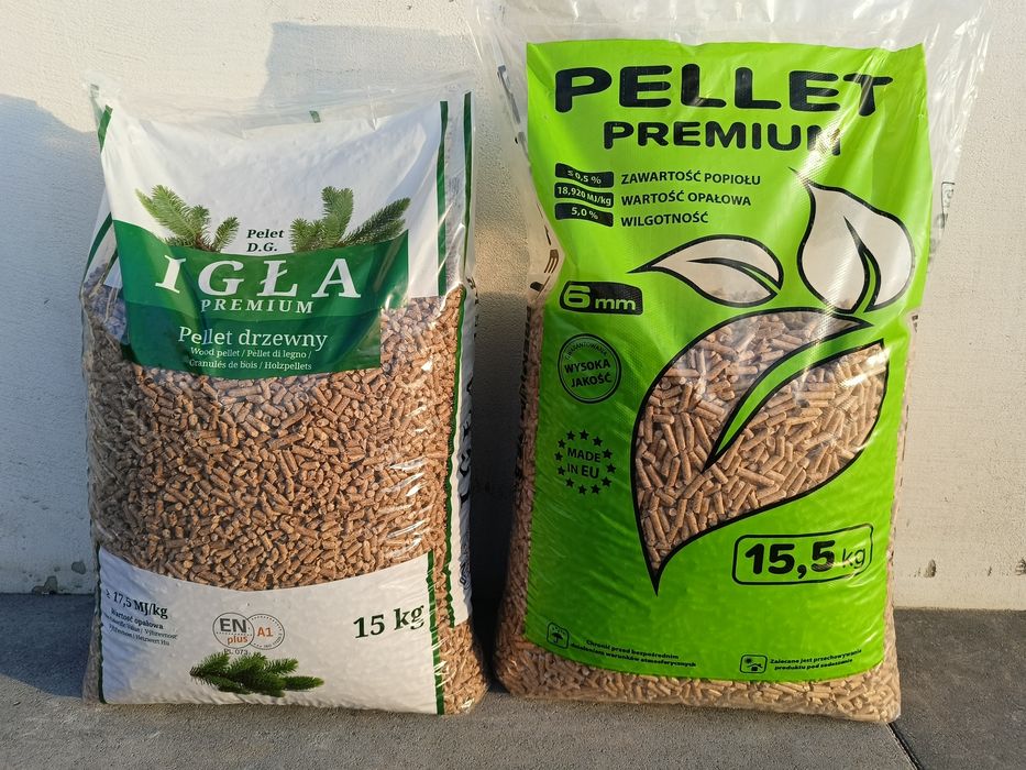 Pellet Premium 6mm bukowo sosnowy 18,92 kj , transport winda