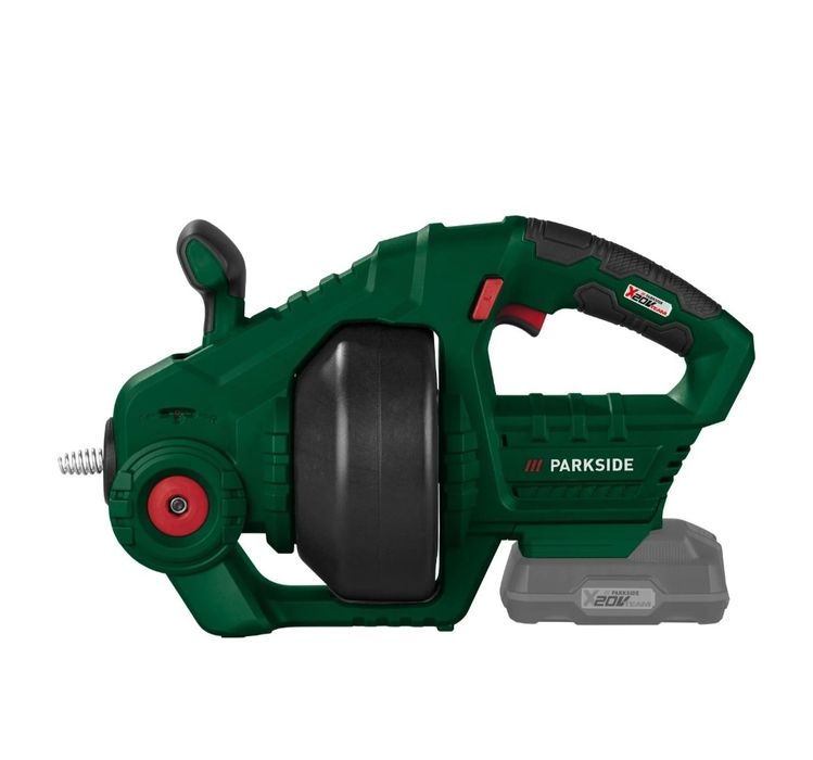 Urządzenie do przepychania rur kanalizacji akumulatorowe Parkside PRWA