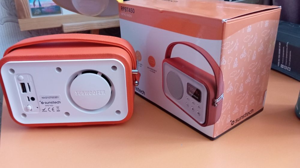 Bluetooth-радіо Sunstech RPBT450BK - НОВЕ