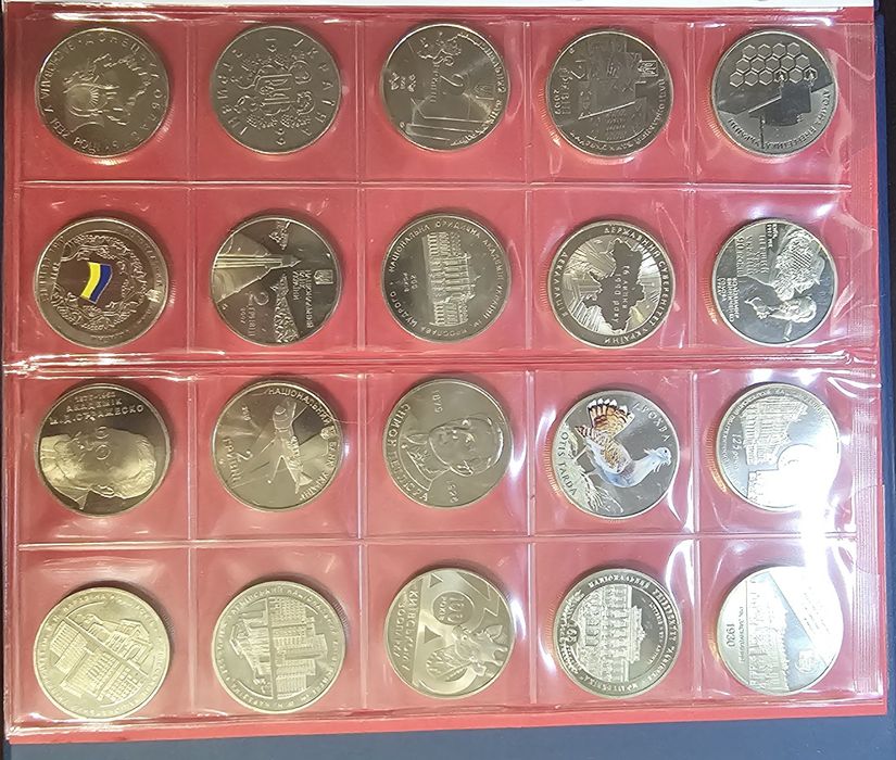 Монеты Украины незильбер