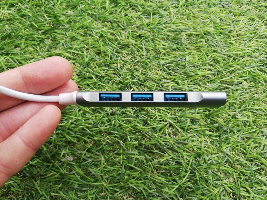 HUB USB 4 Portas corpo em alumínio