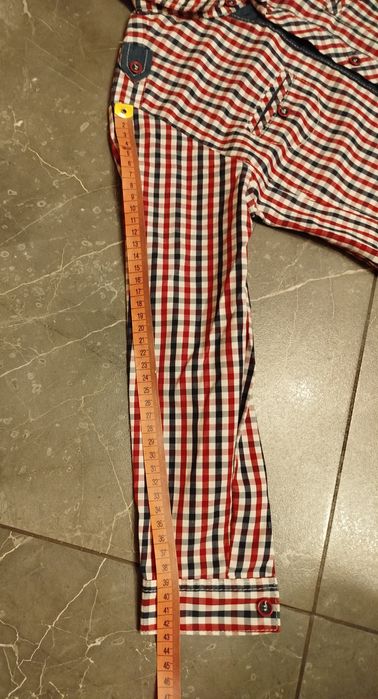 Elegancka koszula w kratkę dla chłopca 122