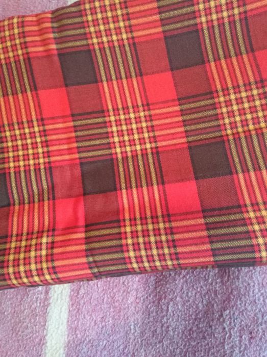 Тканина шотландка нова