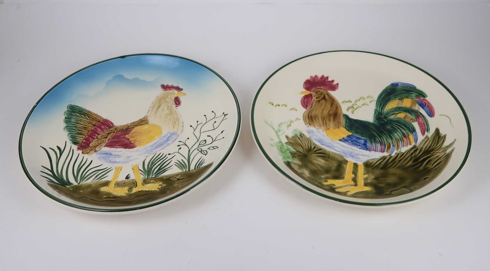 Par de pratos galo - Western Germany - 23 cm
