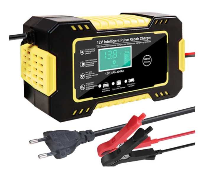100% NOVO - Carregador digital para carregar baterias de carro