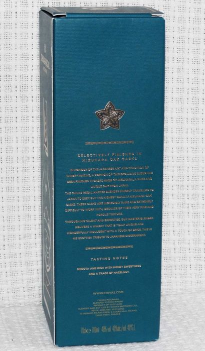 Opakowanie, etui, pudełko karton na butelkę CHIVAS REGAL MIZUNARA