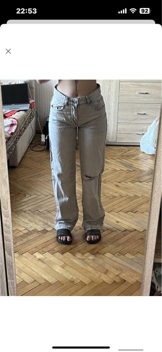 Джинсы wideleg трендовые