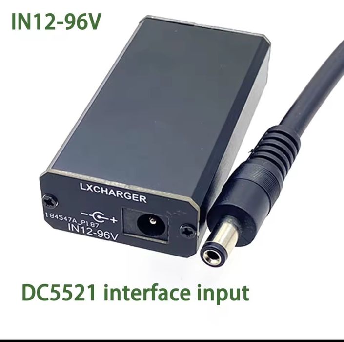 Модуль быстрой зарядки, dc-dc 12–96V PD 65W USB-C + USB-A (QC3.0)
