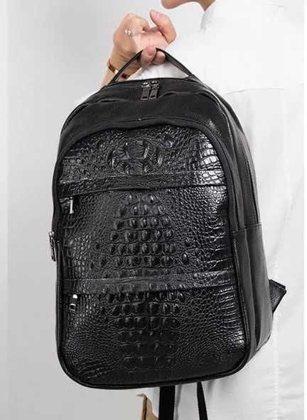 Чоловічий шкіряний мужской брендовый рюкзак для чоловіків шкіра кожа