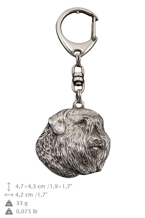 Bouvier brelok posrebrzany Art-Dog