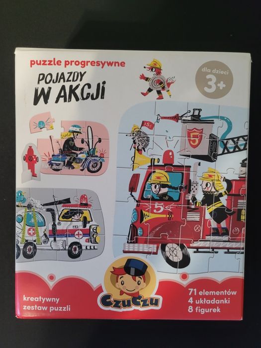 Puzzle Czuczu Pojazdy w akcji
