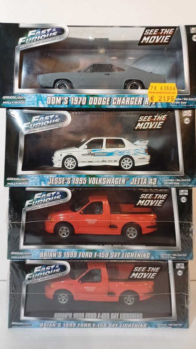 1/43 Fast Furious miniaturas