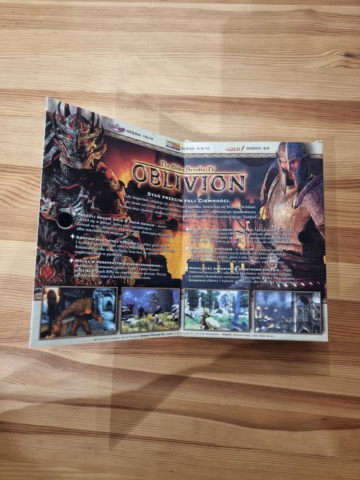The elder scrolls IV oblivion box 2006